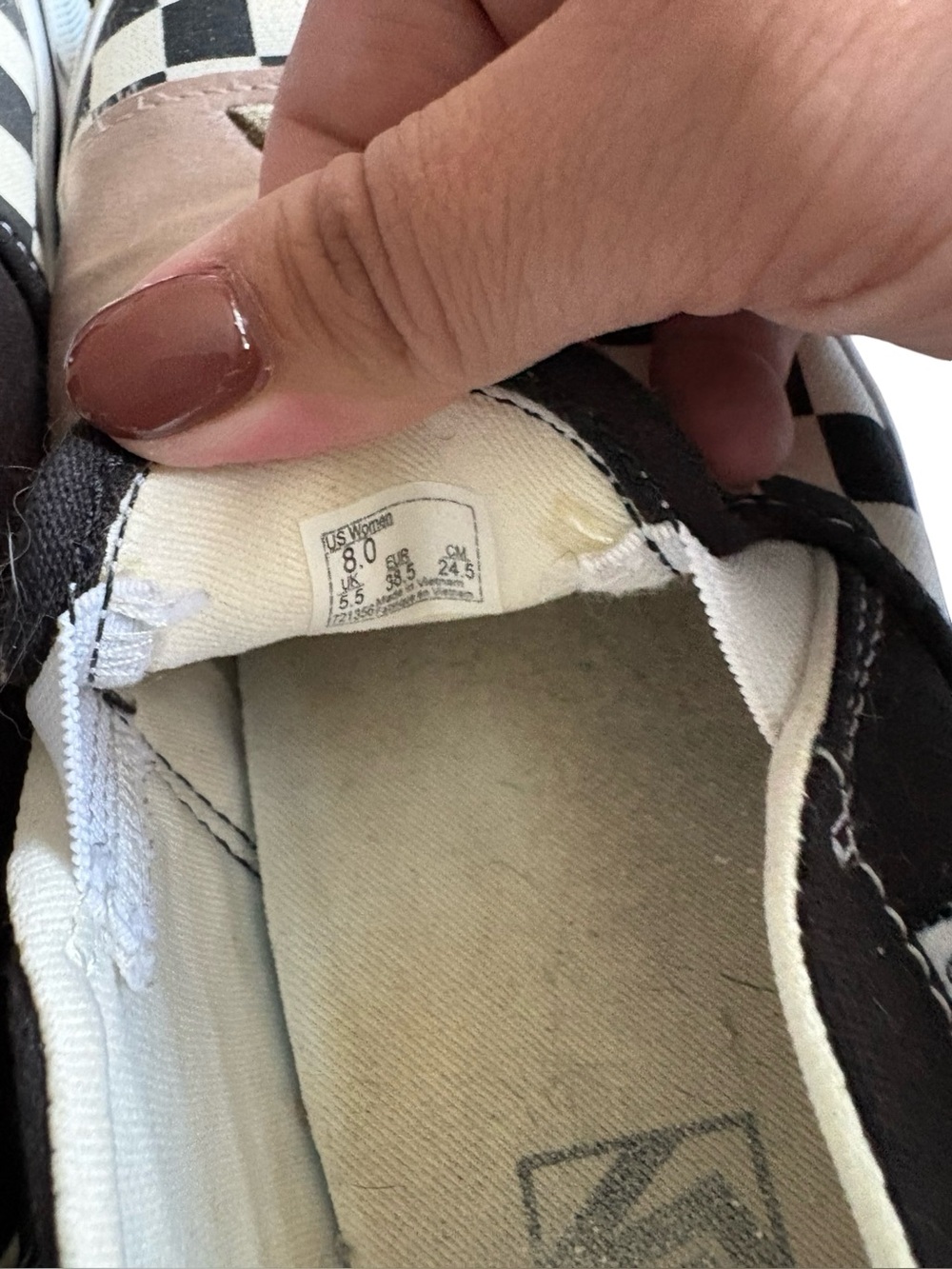 Vans checkered slip on - Picture 6 of 9